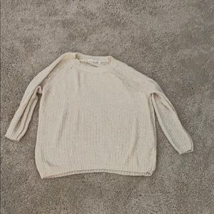 cream cozy sweater
